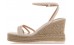 Sante off white πλατφόρμα με λουράκια 23-143 Πλατφόρμες
